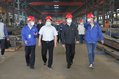 湖北省委巡视办副主任胡立强莅临时瑞达重工走访服务